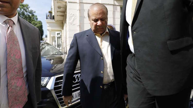 Former Pakistan Prime Minister Nawaz Sharif arrest