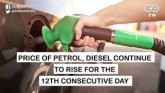 Fuel Prices Continue To Rise For The Twelfth Strai