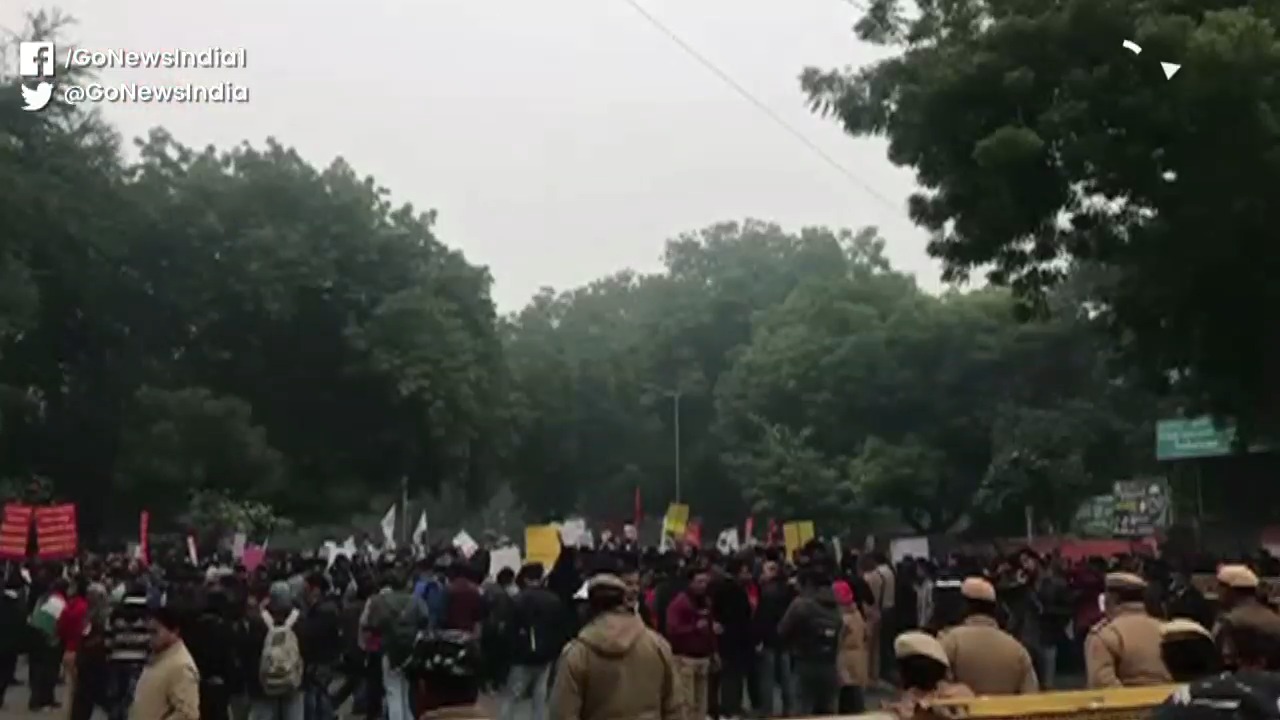 Anti-CAA Protests Hit Jantar Mantar