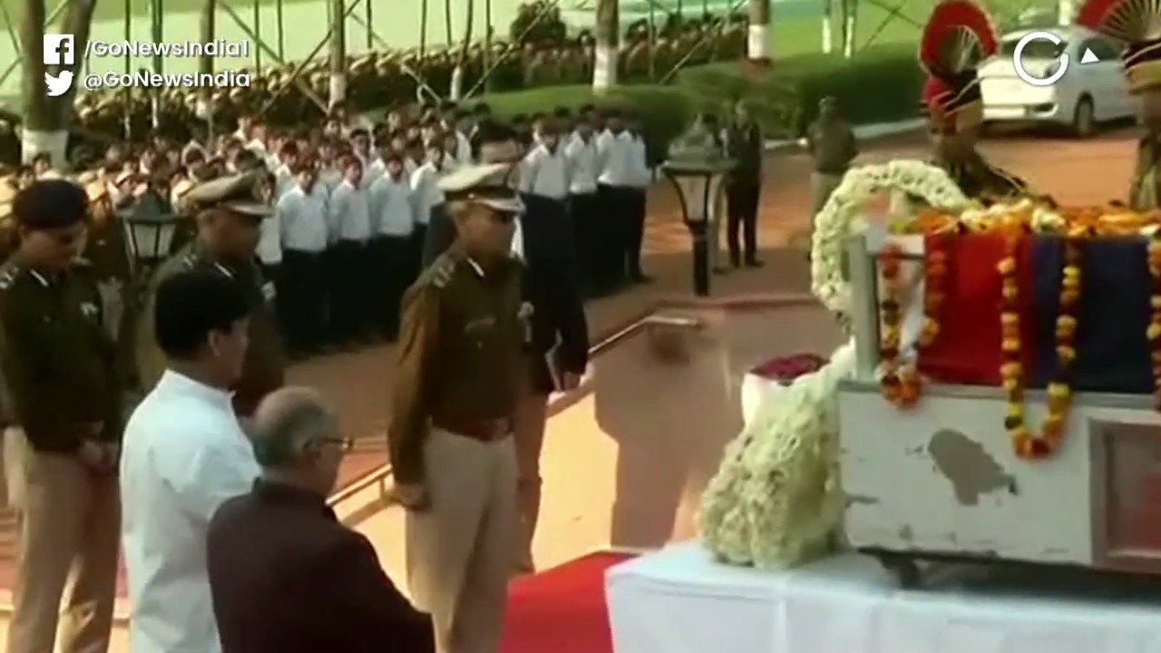 State Funeral For Martyred Delhi Cop