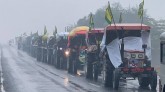 Farm Laws Protest: Agitating Farmers Hold Tractor 